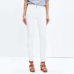 Madewell denim: High rise skinny jeans